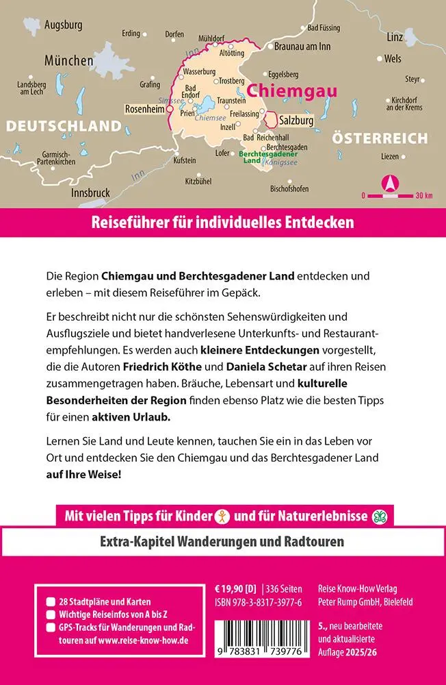 Rückseite: 9783831739776 | Reise Know-How Reiseführer Chiemgau, Berchtesgadener Land | Buch