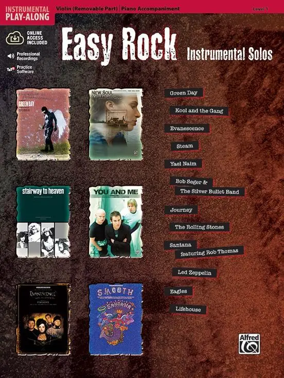 Cover: 9780739059876 | Easy Rock Instrumental Solos for Strings, Level 1 | Bill Galliford