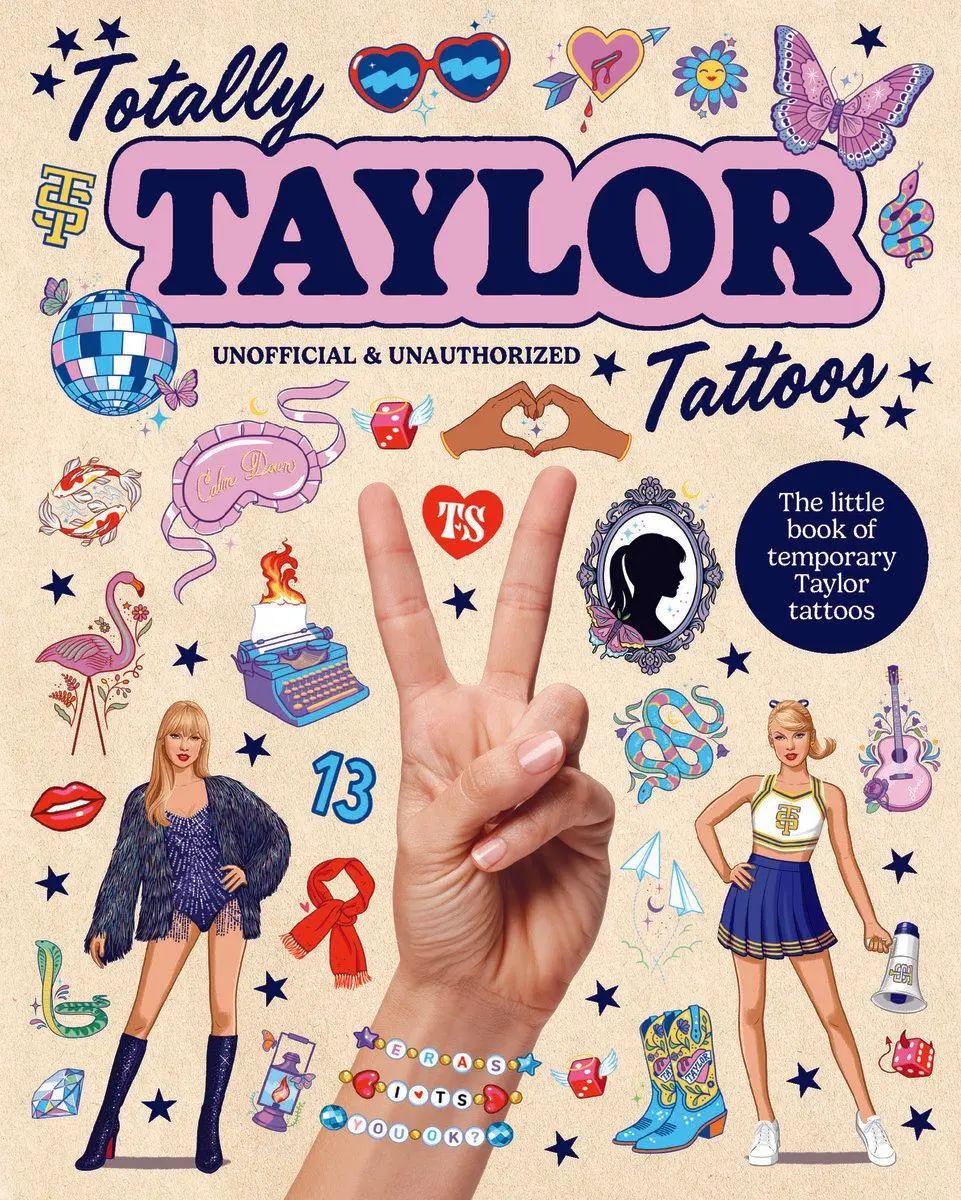 Cover: 9781923239876 | Totally Taylor Tattoos | The little book of temporary Taylor tattoos
