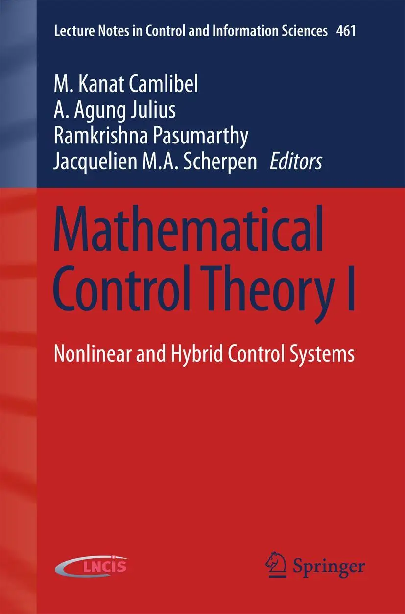 Cover: 9783319209876 | Mathematical Control Theory I | Nonlinear and Hybrid Control Systems