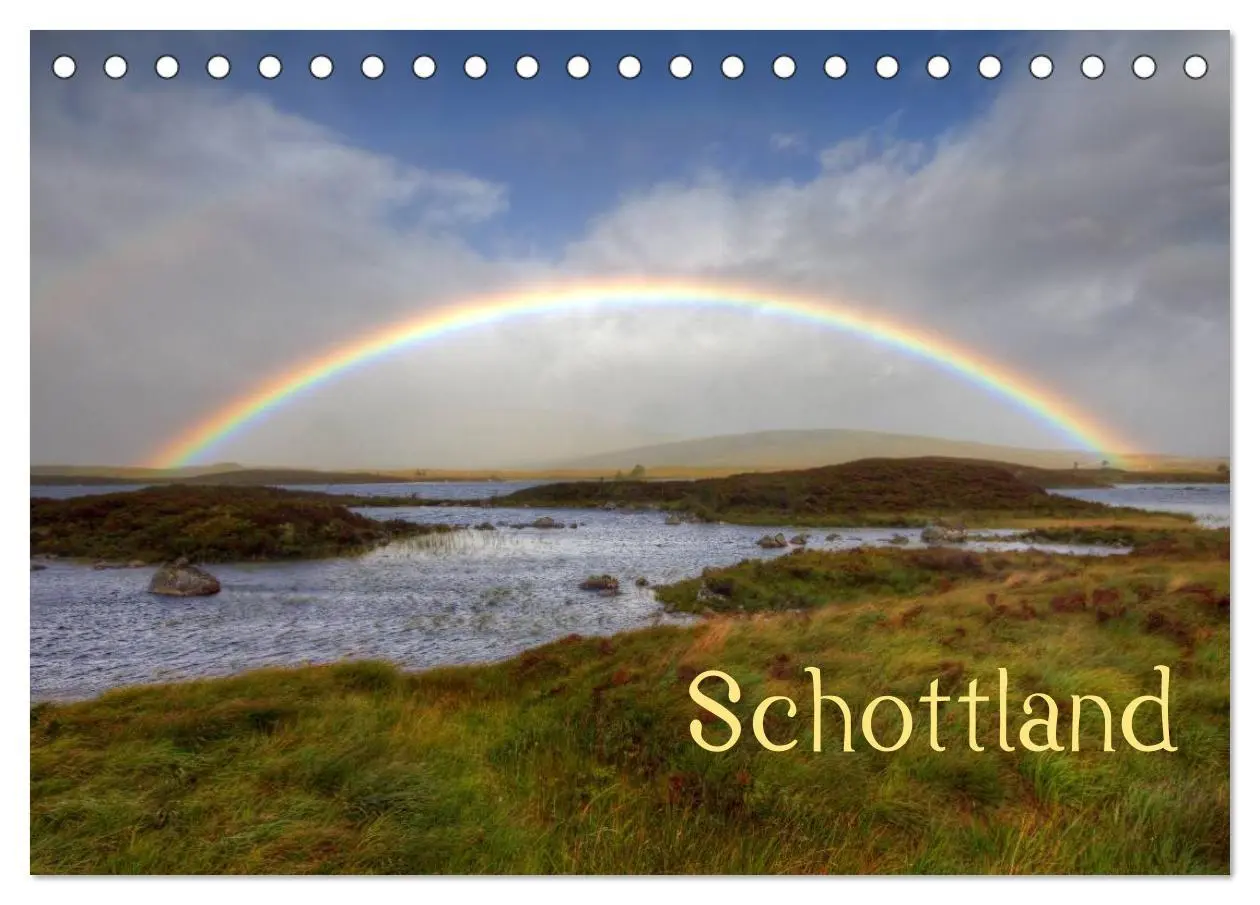 Cover: 9783516149876 | Schottland (Tischkalender 2026 DIN A5 quer), CALVENDO Monatskalender