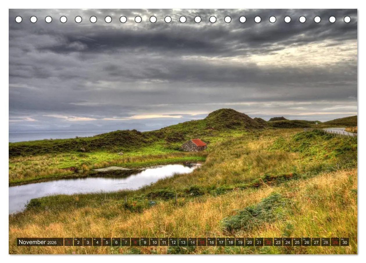 Bild: 9783516149876 | Schottland (Tischkalender 2026 DIN A5 quer), CALVENDO Monatskalender