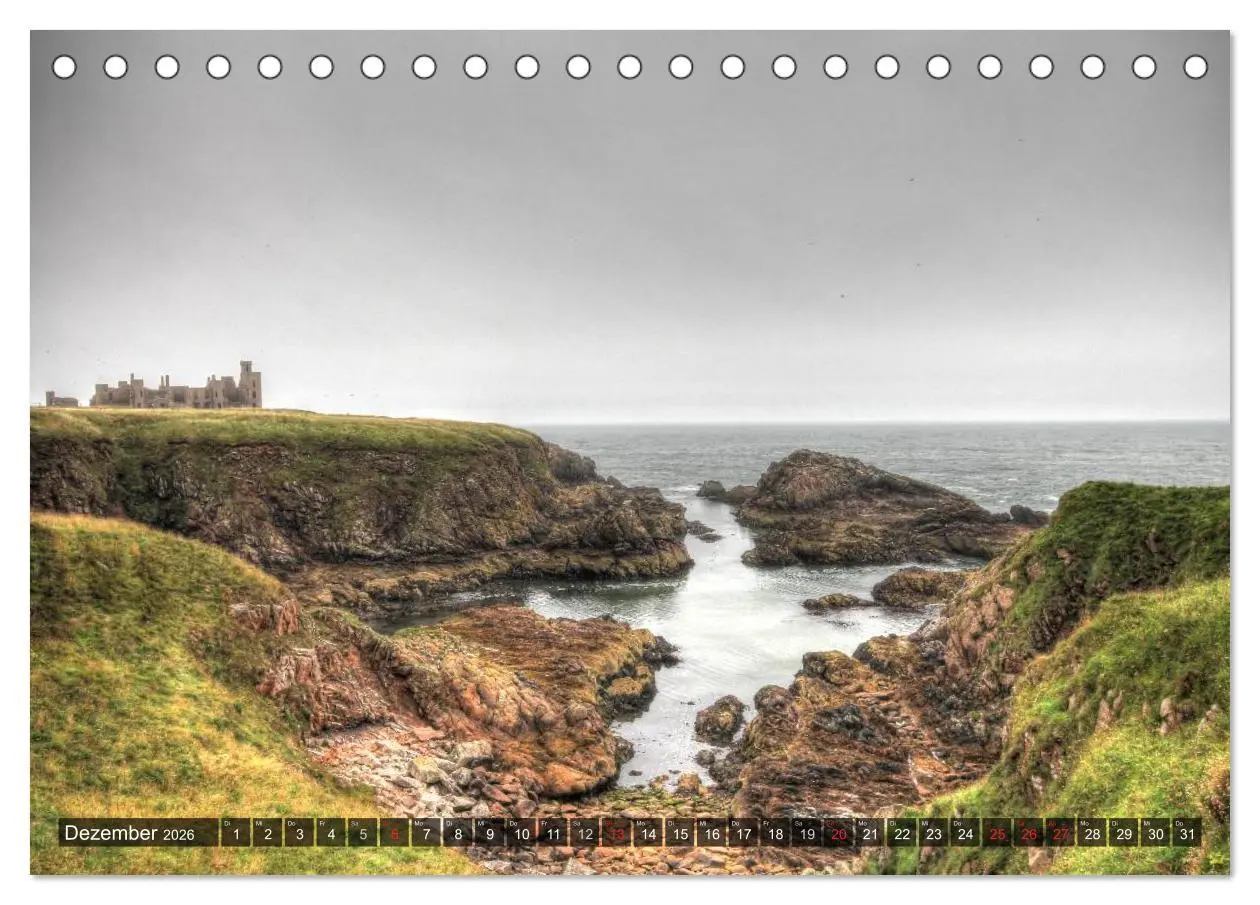 Bild: 9783516149876 | Schottland (Tischkalender 2026 DIN A5 quer), CALVENDO Monatskalender
