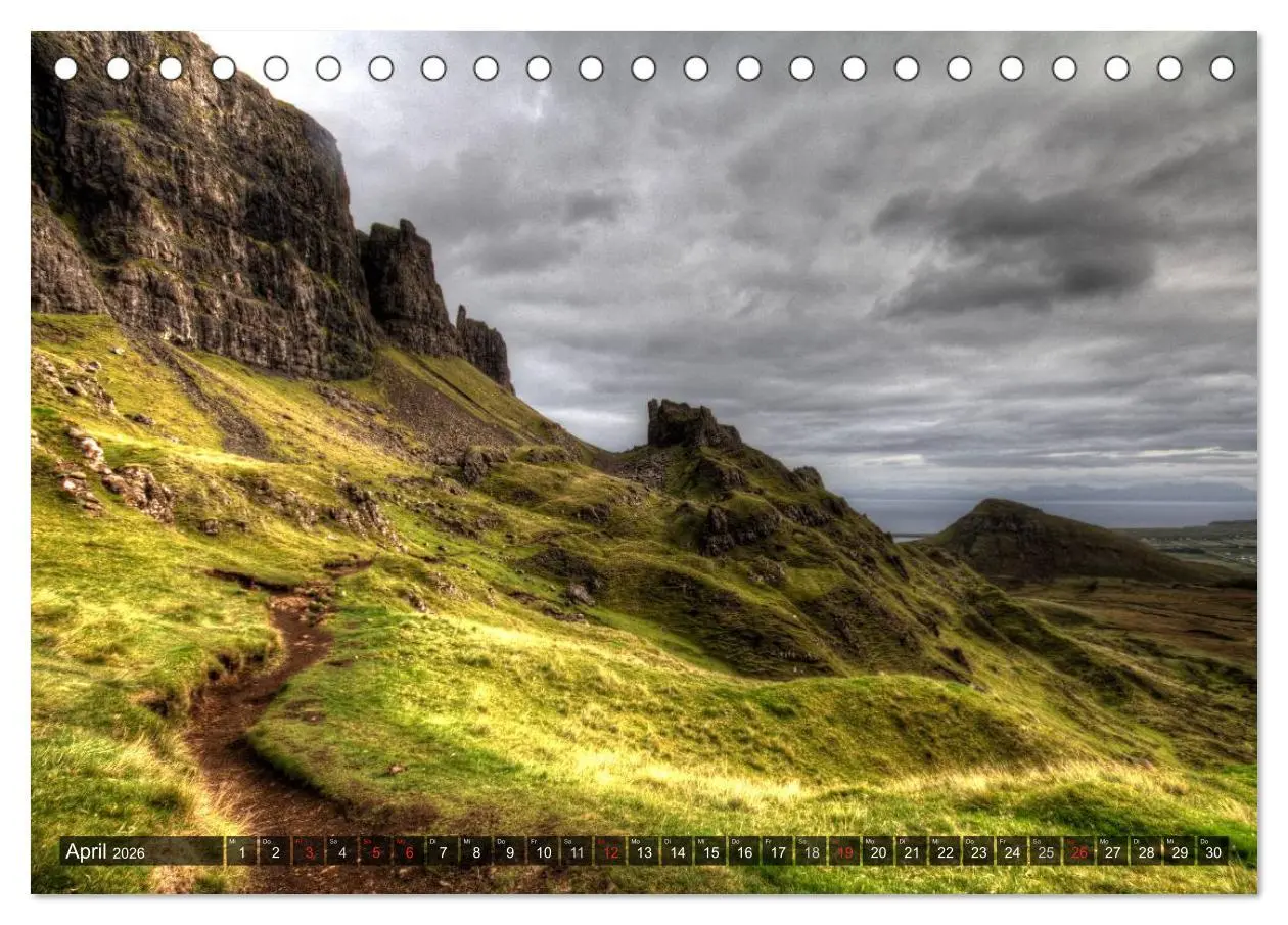 Bild: 9783516149876 | Schottland (Tischkalender 2026 DIN A5 quer), CALVENDO Monatskalender