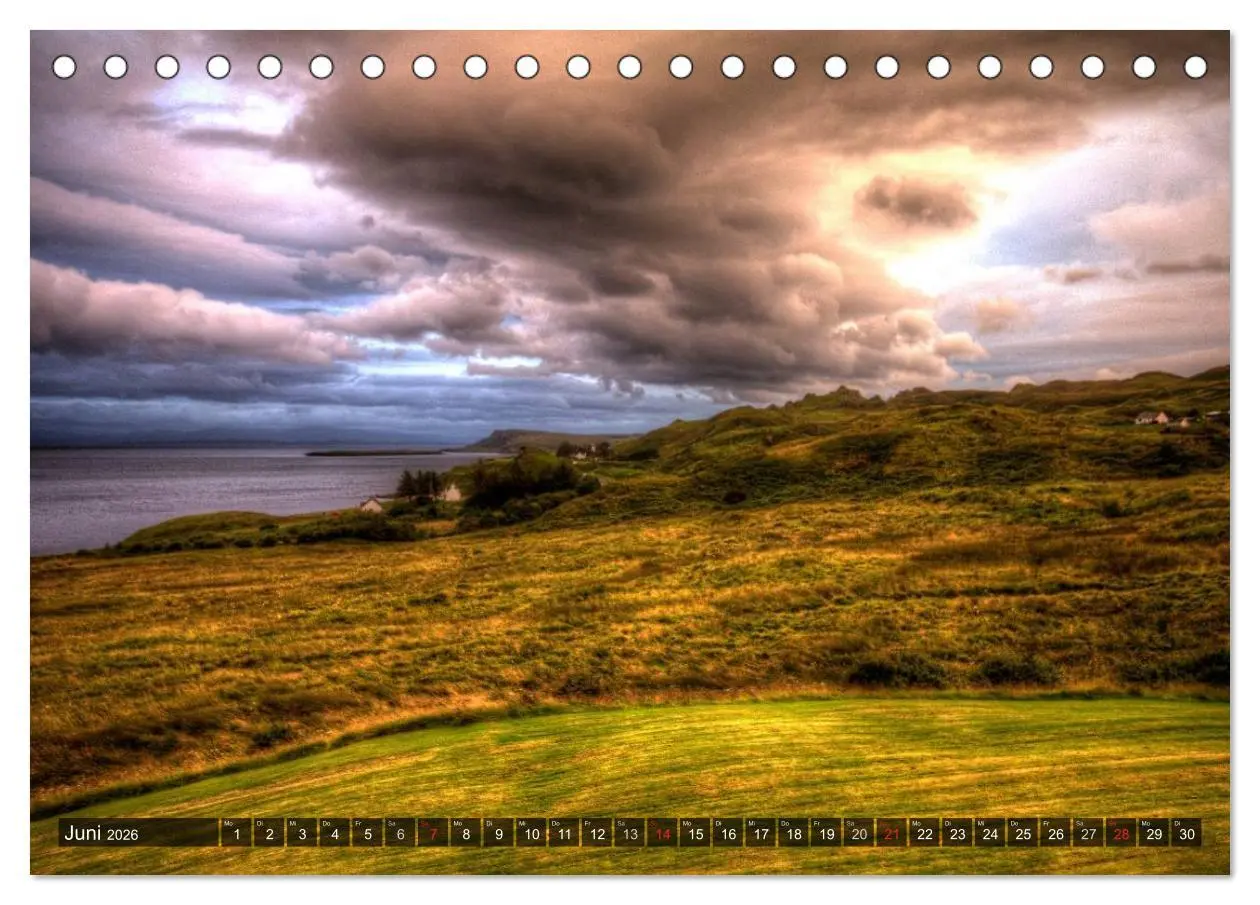 Bild: 9783516149876 | Schottland (Tischkalender 2026 DIN A5 quer), CALVENDO Monatskalender