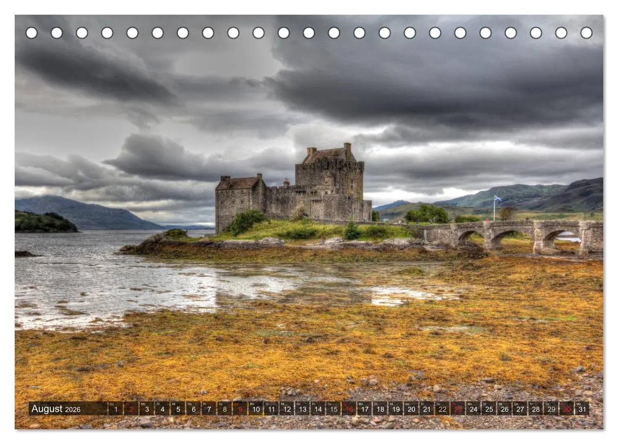 Bild: 9783516149876 | Schottland (Tischkalender 2026 DIN A5 quer), CALVENDO Monatskalender