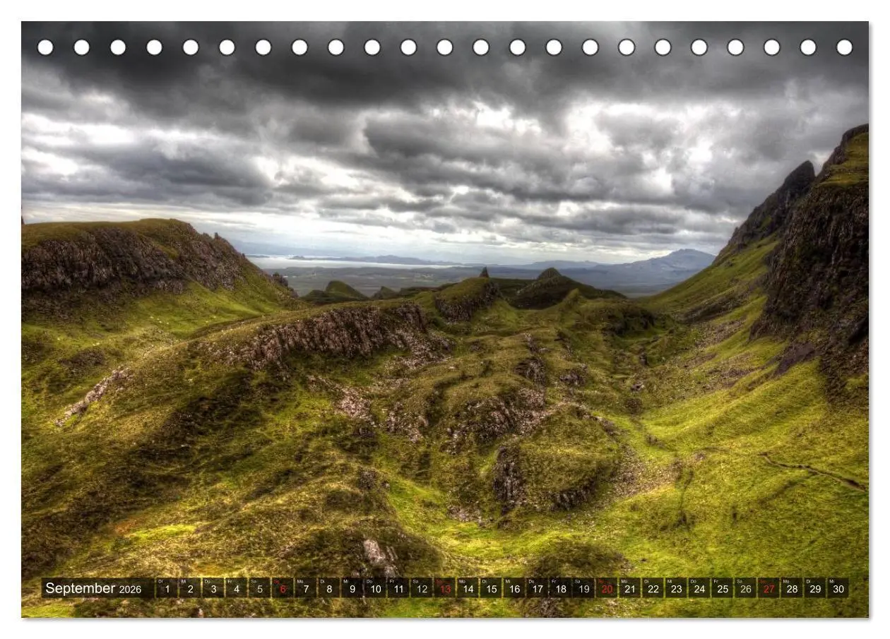Bild: 9783516149876 | Schottland (Tischkalender 2026 DIN A5 quer), CALVENDO Monatskalender