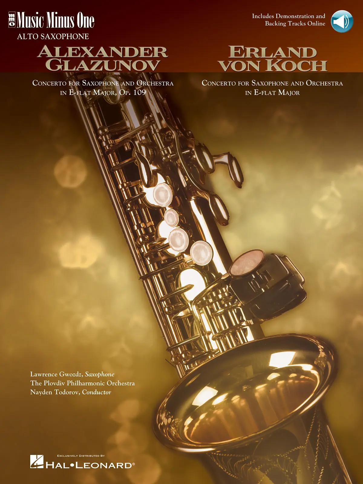 Cover: 884088189976 | Concerto in E-flat Major, Op. 109 | Music Minus One Alto Saxophone