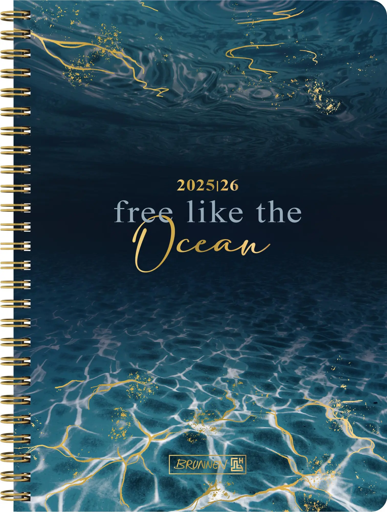 Cover: 4061947139976 | BRUNNEN Schülerkalender Style (2025/2026) "Ocean", 2 Seiten = 1...