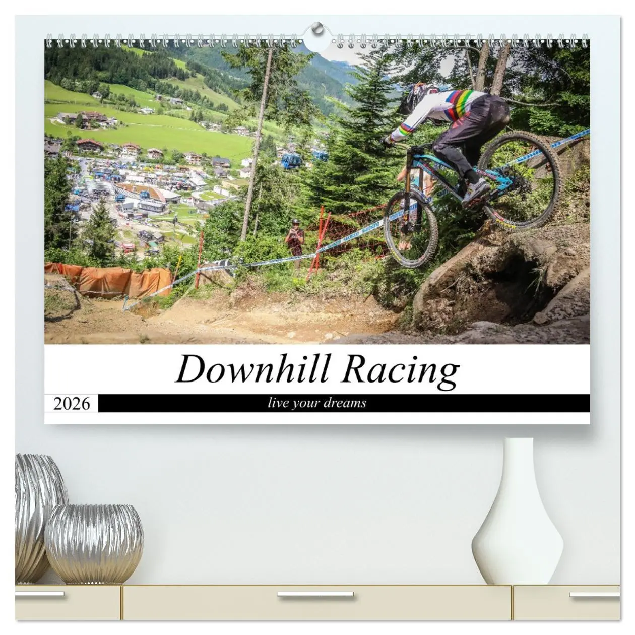 Cover: 9783457739976 | Downhill Racing (hochwertiger Premium Wandkalender 2026 DIN A2...
