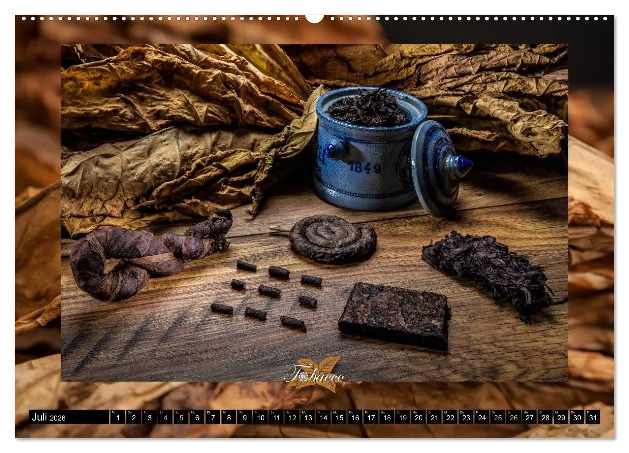 Bild: 9783457979976 | Tobacco - Genuss und Flair der Tabakkultur (Wandkalender 2026 DIN...