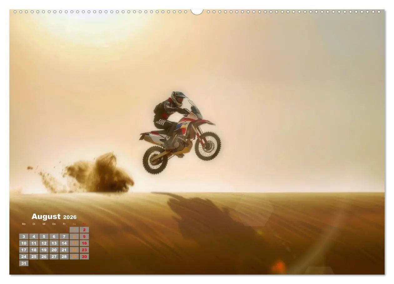 Bild: 9783516689976 | Wüstenrallye Dakar Motorrad (hochwertiger Premium Wandkalender 2026...
