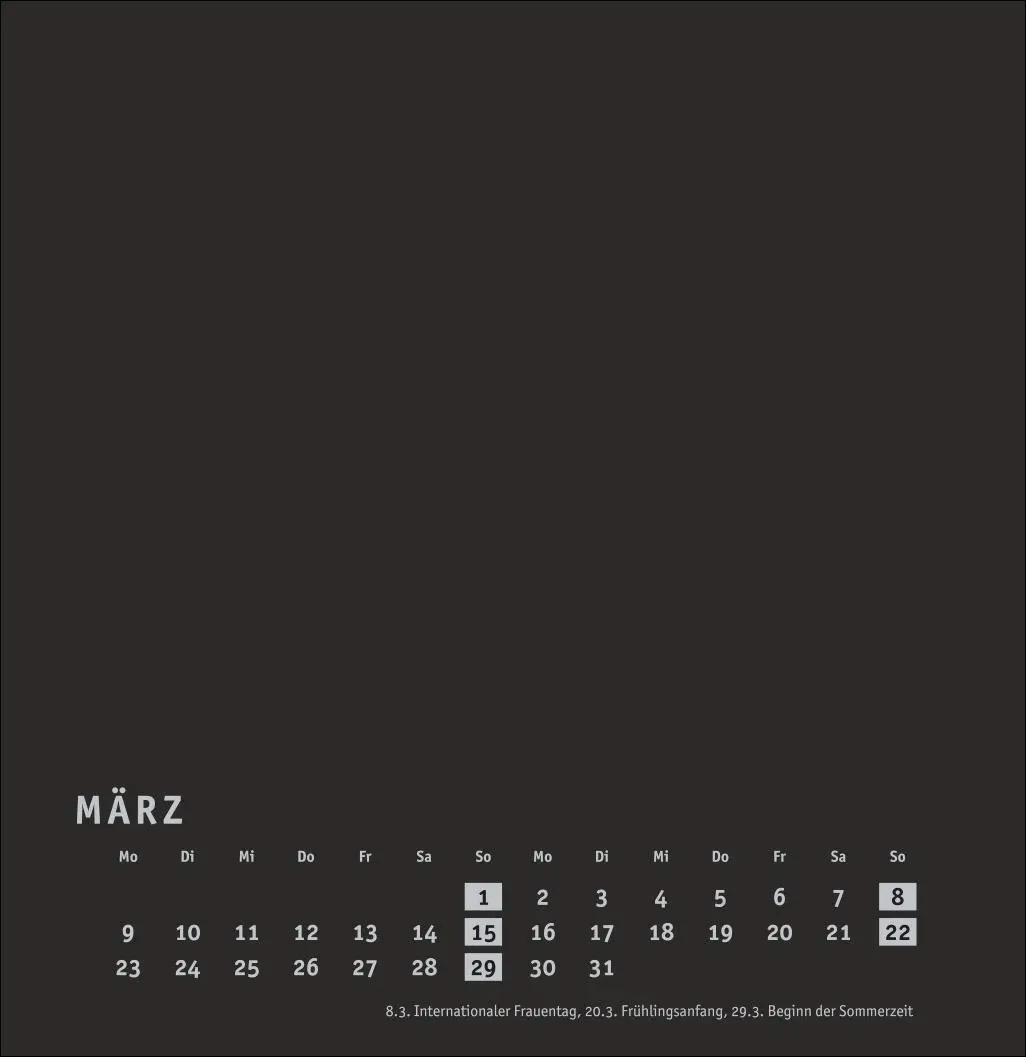 Bild: 9783756409976 | Premium-Bastelkalender schwarz groß 2026 | Kalender | Spiralbindung