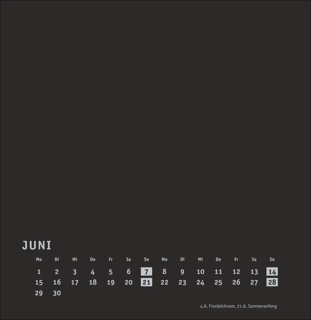 Bild: 9783756409976 | Premium-Bastelkalender schwarz groß 2026 | Kalender | Spiralbindung