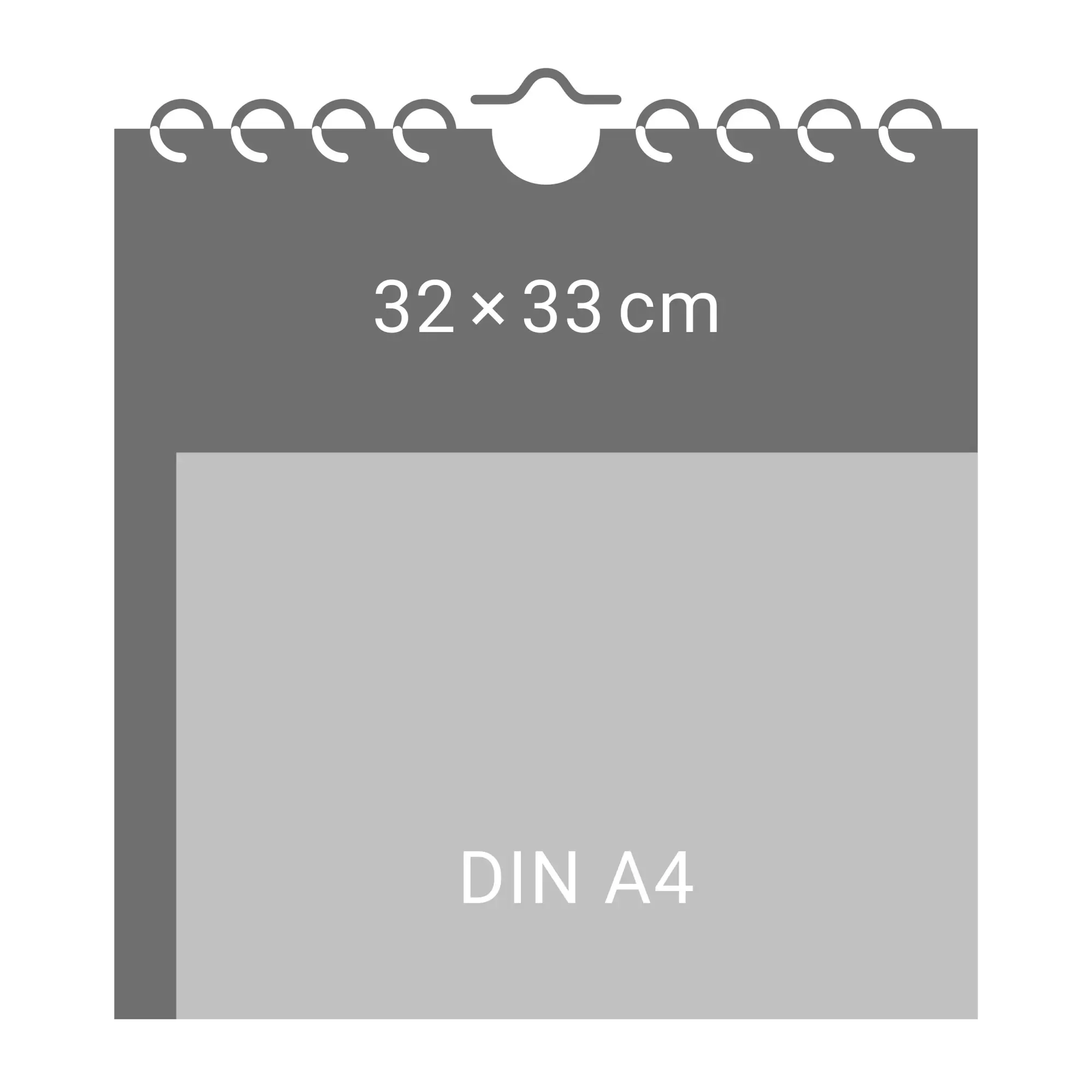 Bild: 9783756409976 | Premium-Bastelkalender schwarz groß 2026 | Kalender | Spiralbindung