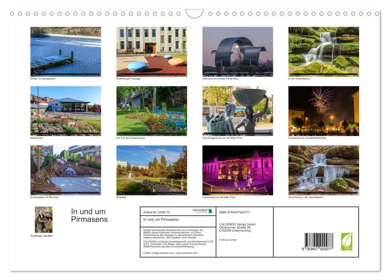 Bild: 9783457920077 | In und um Pirmasens (Wandkalender 2026 DIN A3 quer), CALVENDO...