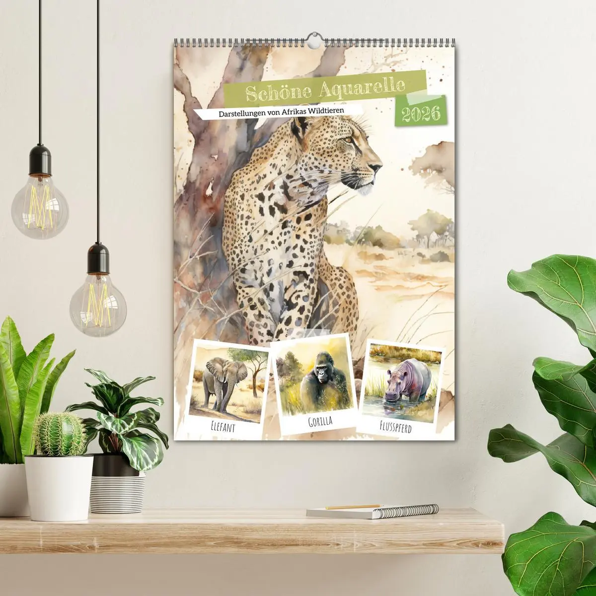 Bild: 9783516320077 | Schöne Aquarelle. Darstellungen von Afrikas Wildtieren...