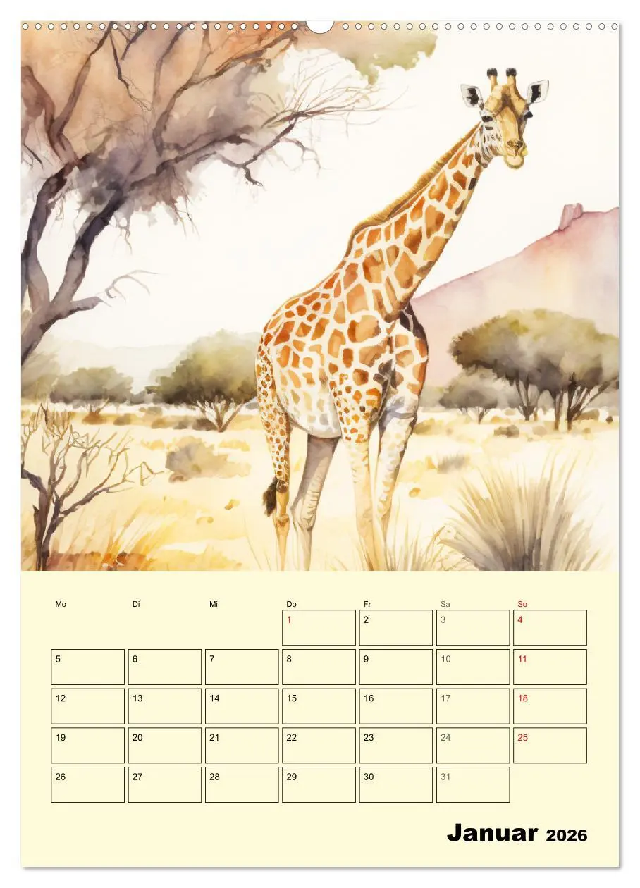 Bild: 9783516320077 | Schöne Aquarelle. Darstellungen von Afrikas Wildtieren...