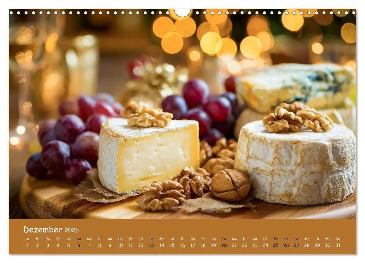 Bild: 9783516700077 | Käsekalender - mit Gourmet Käse und Platten durchs Jahr...
