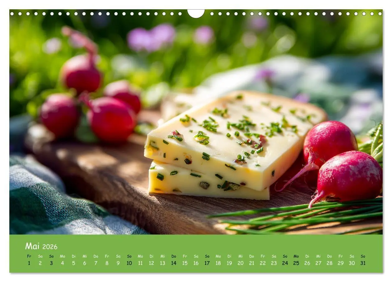 Bild: 9783516700077 | Käsekalender - mit Gourmet Käse und Platten durchs Jahr...