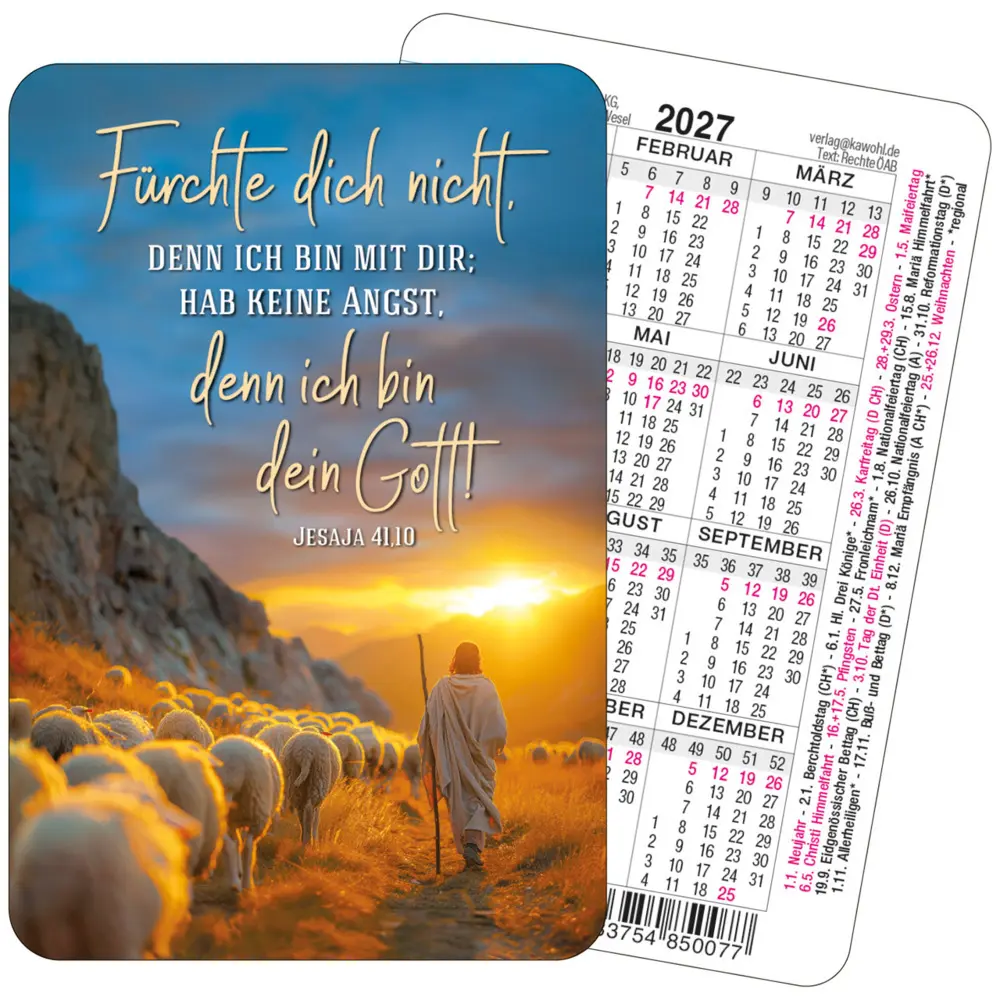 Cover: 9783754850077 | Spielkartenkalender 2027 | Jahreslosung 2027 | Kalender | Deutsch