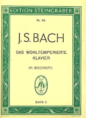 Cover: 9790500150077 | Wohltemperiertes Klavier, Band 2 | Johann Sebastian Bach | Buch