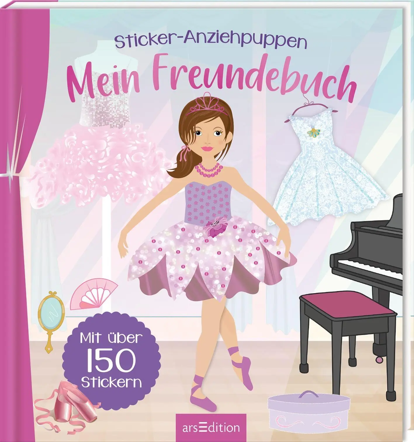 Cover: 4014489140177 | Sticker-Anziehpuppen - Mein Freundebuch (Ballerina) | Buch | 64 S.