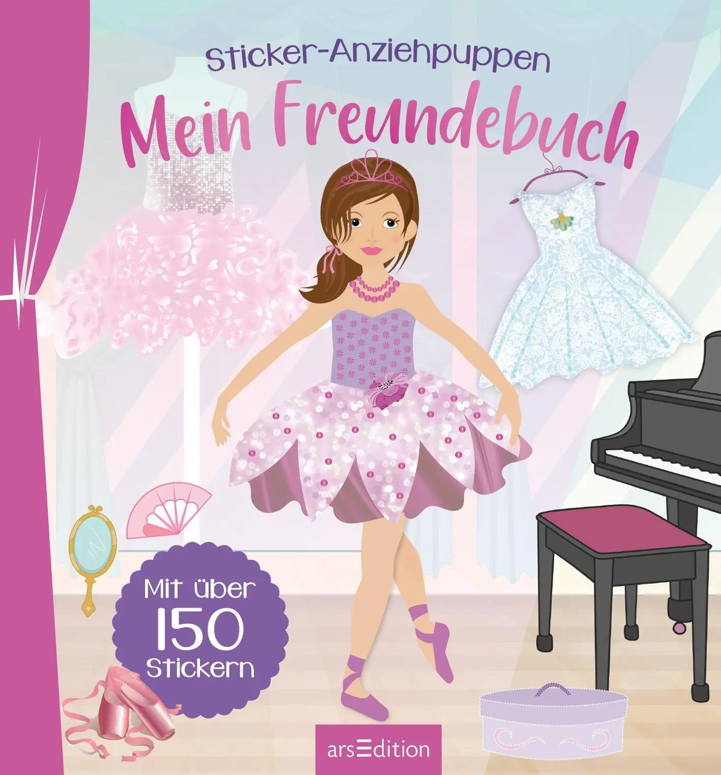 Bild: 4014489140177 | Sticker-Anziehpuppen - Mein Freundebuch (Ballerina) | Buch | 64 S.