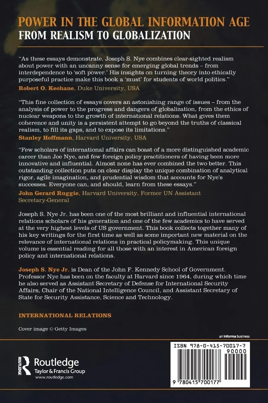 Rückseite: 9780415700177 | Power in the Global Information Age | From Realism to Globalization