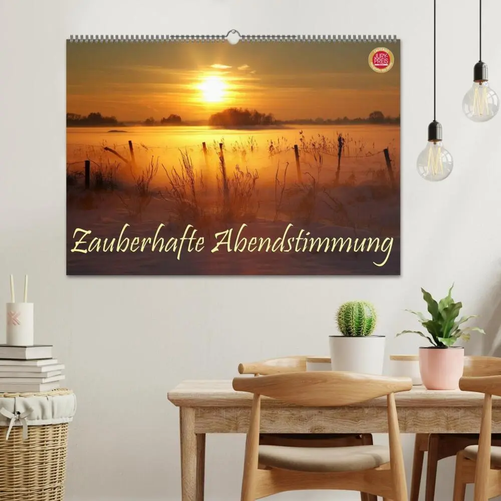 Bild: 9783435750177 | Zauberhafte Abendstimmung (Wandkalender 2025 DIN A2 quer), CALVENDO...