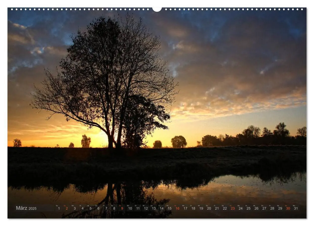 Bild: 9783435750177 | Zauberhafte Abendstimmung (Wandkalender 2025 DIN A2 quer), CALVENDO...