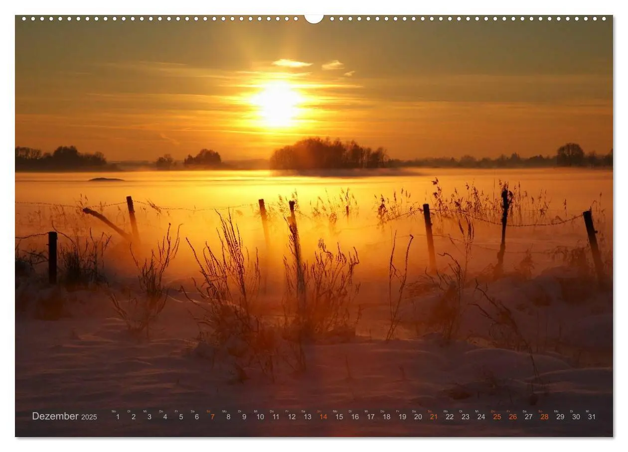 Bild: 9783435750177 | Zauberhafte Abendstimmung (Wandkalender 2025 DIN A2 quer), CALVENDO...