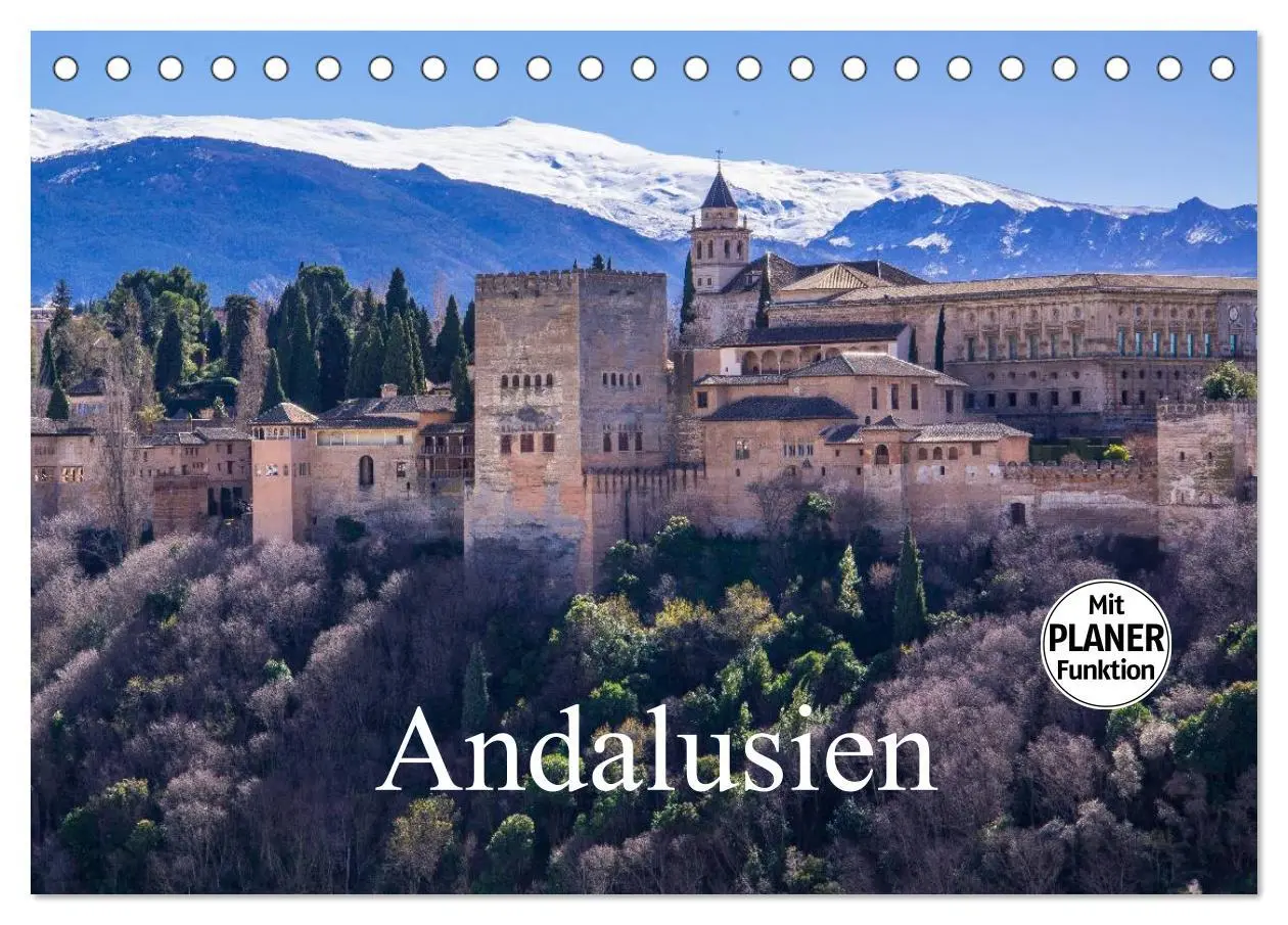Cover: 9783516000177 | Andalusien (Tischkalender 2026 DIN A5 quer), CALVENDO Monatskalender