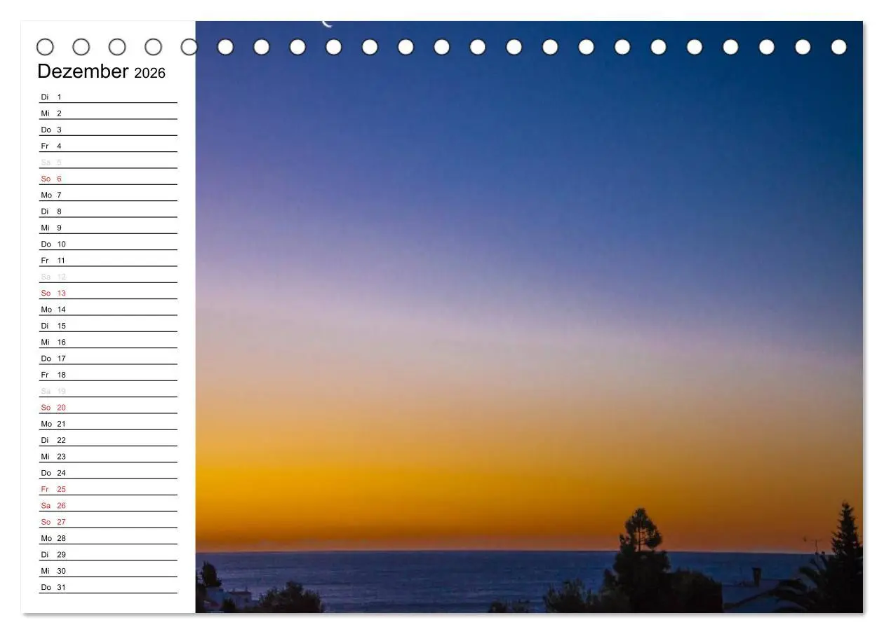Bild: 9783516000177 | Andalusien (Tischkalender 2026 DIN A5 quer), CALVENDO Monatskalender