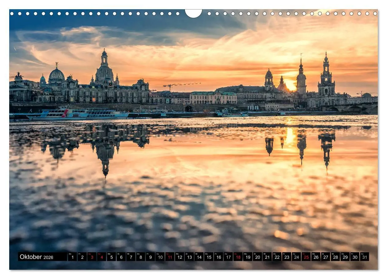 Bild: 9783516240177 | Barockperle Dresden (Wandkalender 2026 DIN A3 quer), CALVENDO...