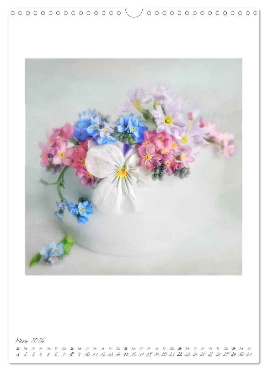 Bild: 9783516480177 | Flower Dreams (Wandkalender 2026 DIN A3 hoch), CALVENDO Monatskalender