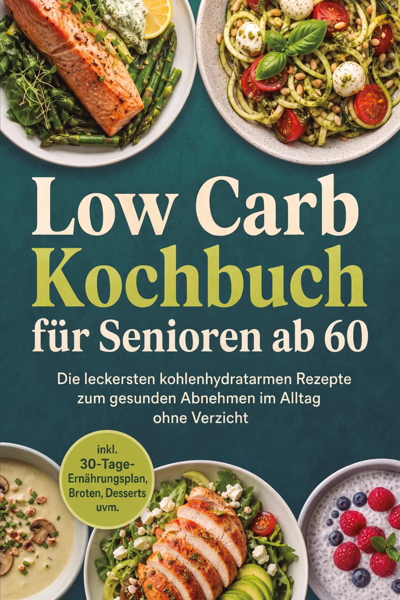 Cover: 9783694380177 | Low Carb Kochbuch für Senioren ab 60: Die leckersten...