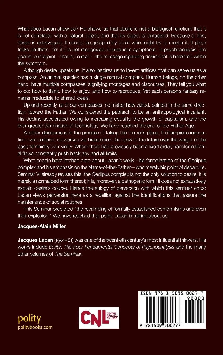 Rückseite: 9781509500277 | Desire and Its Interpretation | The Seminar of Jacques Lacan, Book VI