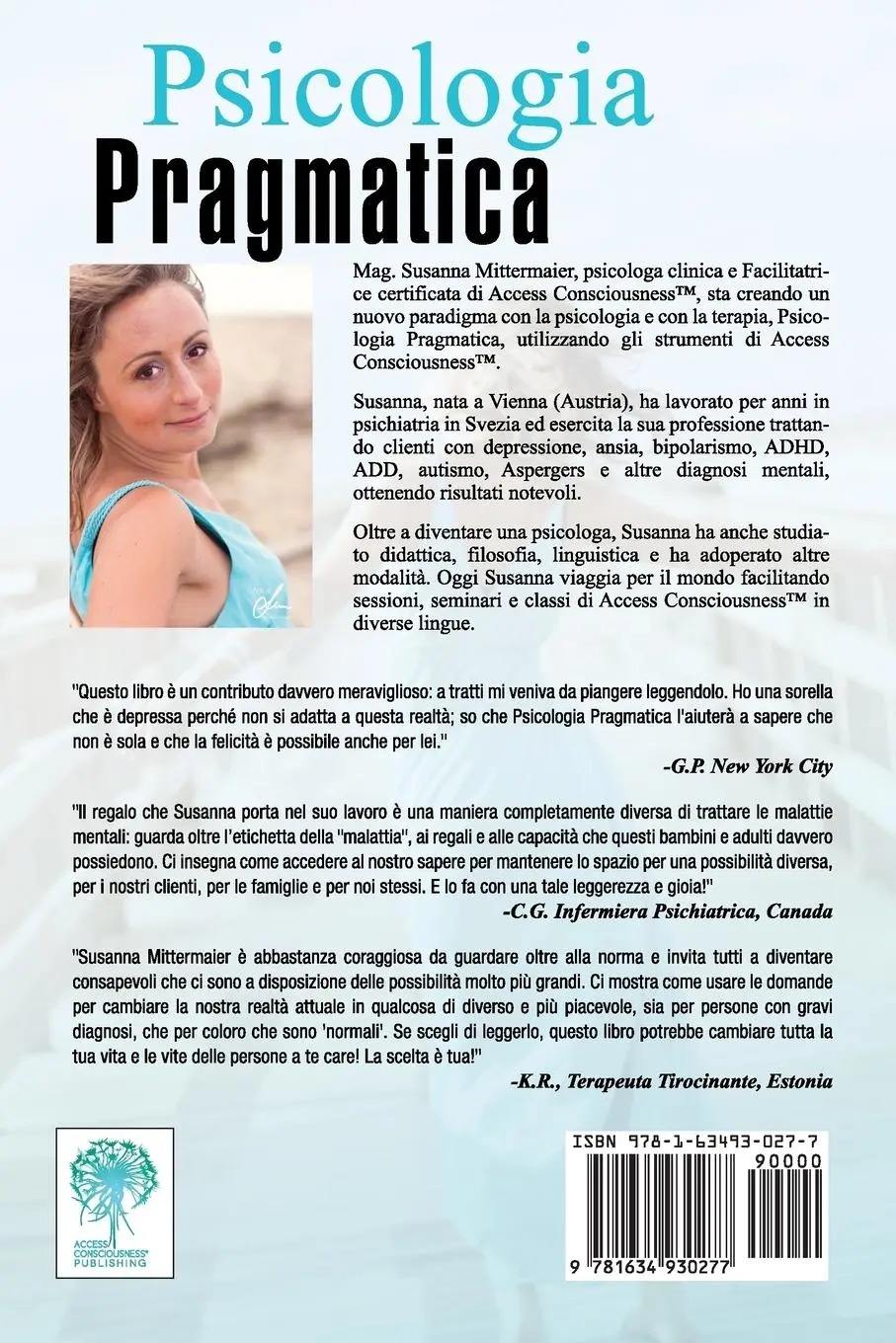 Rückseite: 9781634930277 | Psicologia Pragmatica - Pragmatic Psychology Italian | Mittermaier