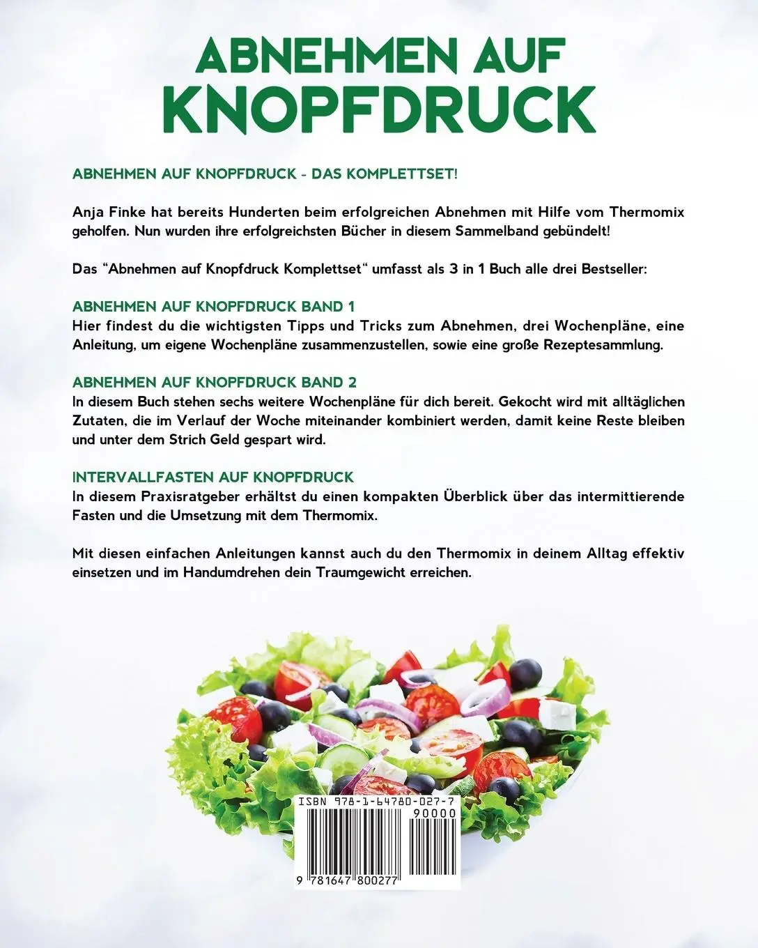 Rückseite: 9781647800277 | Abnehmen auf Knopfdruck Komplettset | Anja Finke | Taschenbuch | 2020