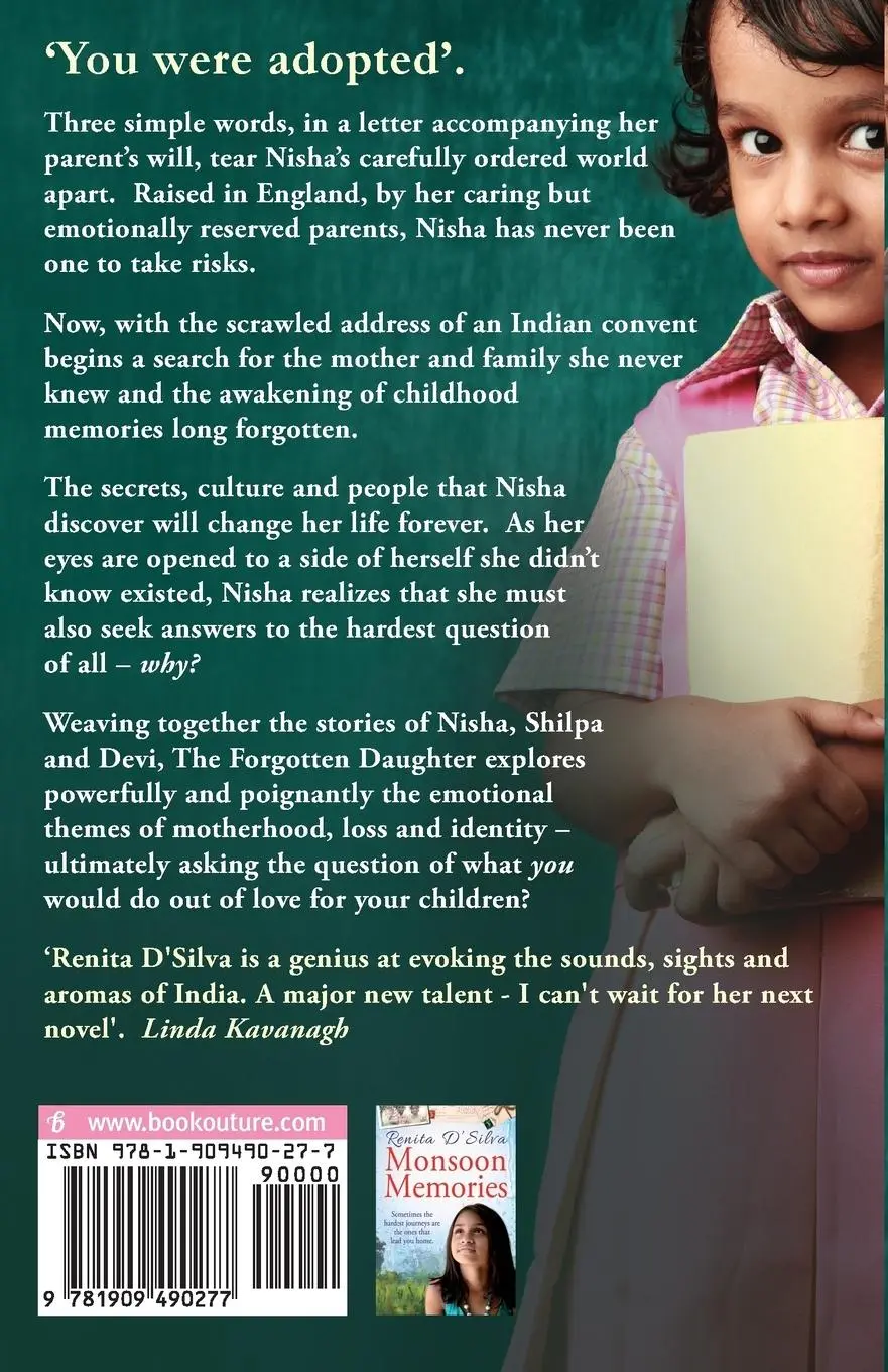 Rückseite: 9781909490277 | The Forgotten Daughter | Renita D'Silva | Taschenbuch | Englisch