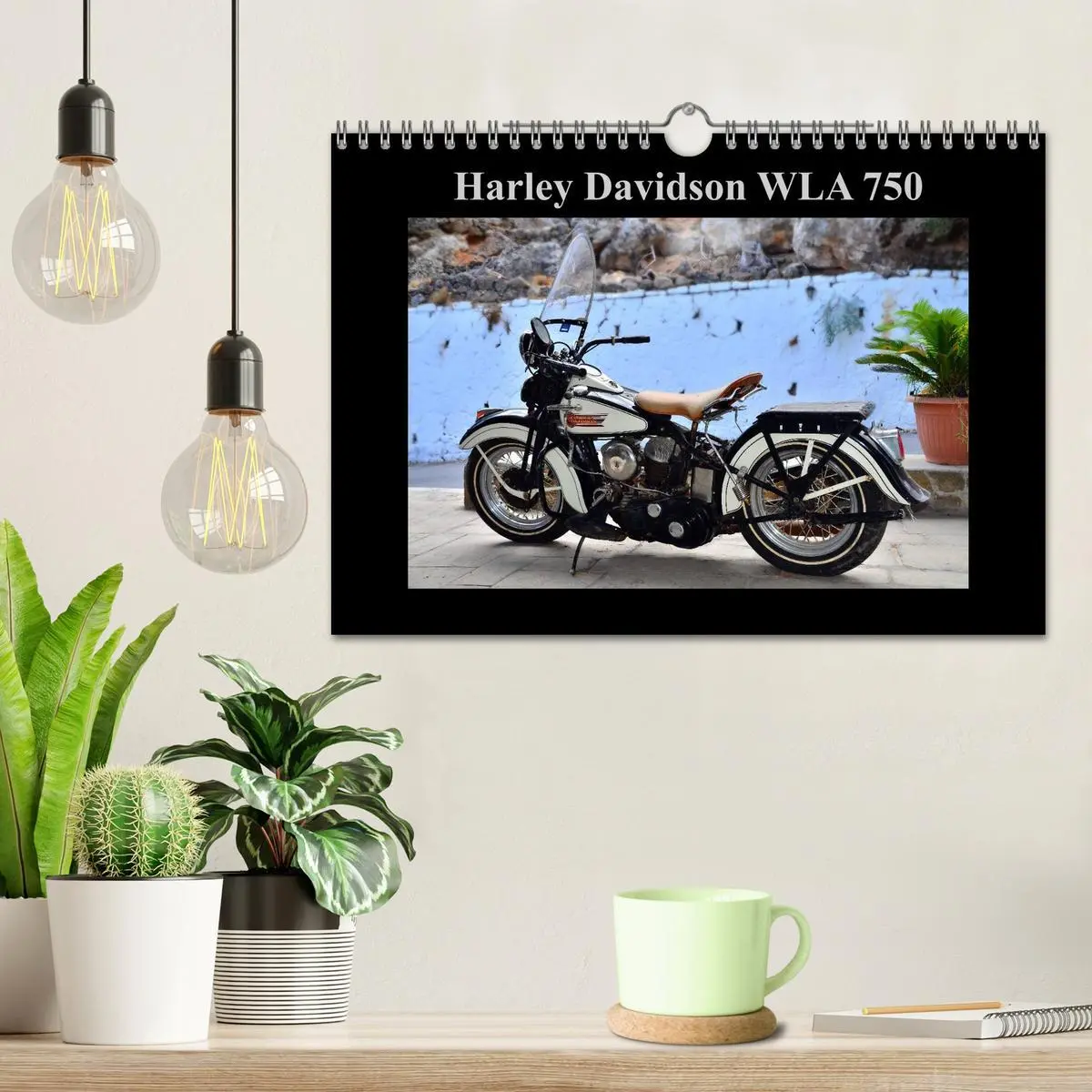 Bild: 9783516090277 | Harley Davidson WLA 750 (Wandkalender 2026 DIN A4 quer), CALVENDO...