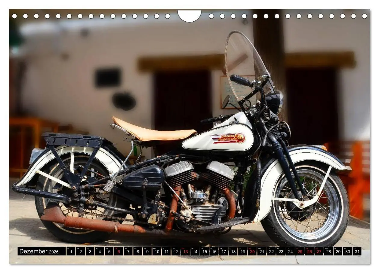 Bild: 9783516090277 | Harley Davidson WLA 750 (Wandkalender 2026 DIN A4 quer), CALVENDO...