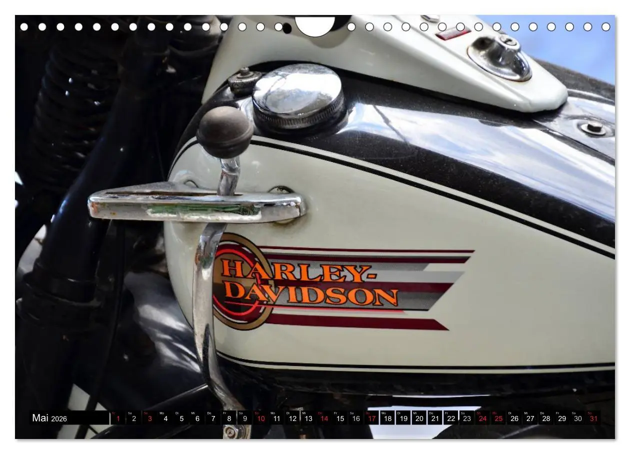Bild: 9783516090277 | Harley Davidson WLA 750 (Wandkalender 2026 DIN A4 quer), CALVENDO...
