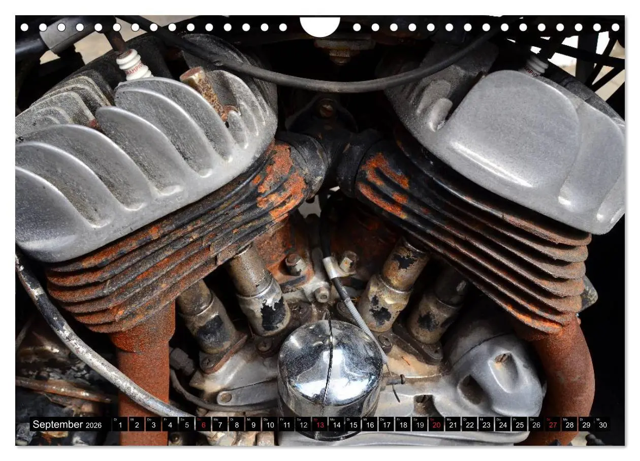 Bild: 9783516090277 | Harley Davidson WLA 750 (Wandkalender 2026 DIN A4 quer), CALVENDO...
