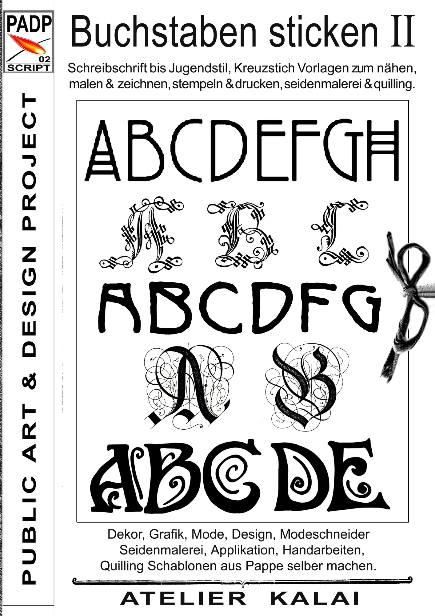 Cover: 9783738610277 | PADP-Script 002: Buchstaben sticken II | K. Winter | Taschenbuch