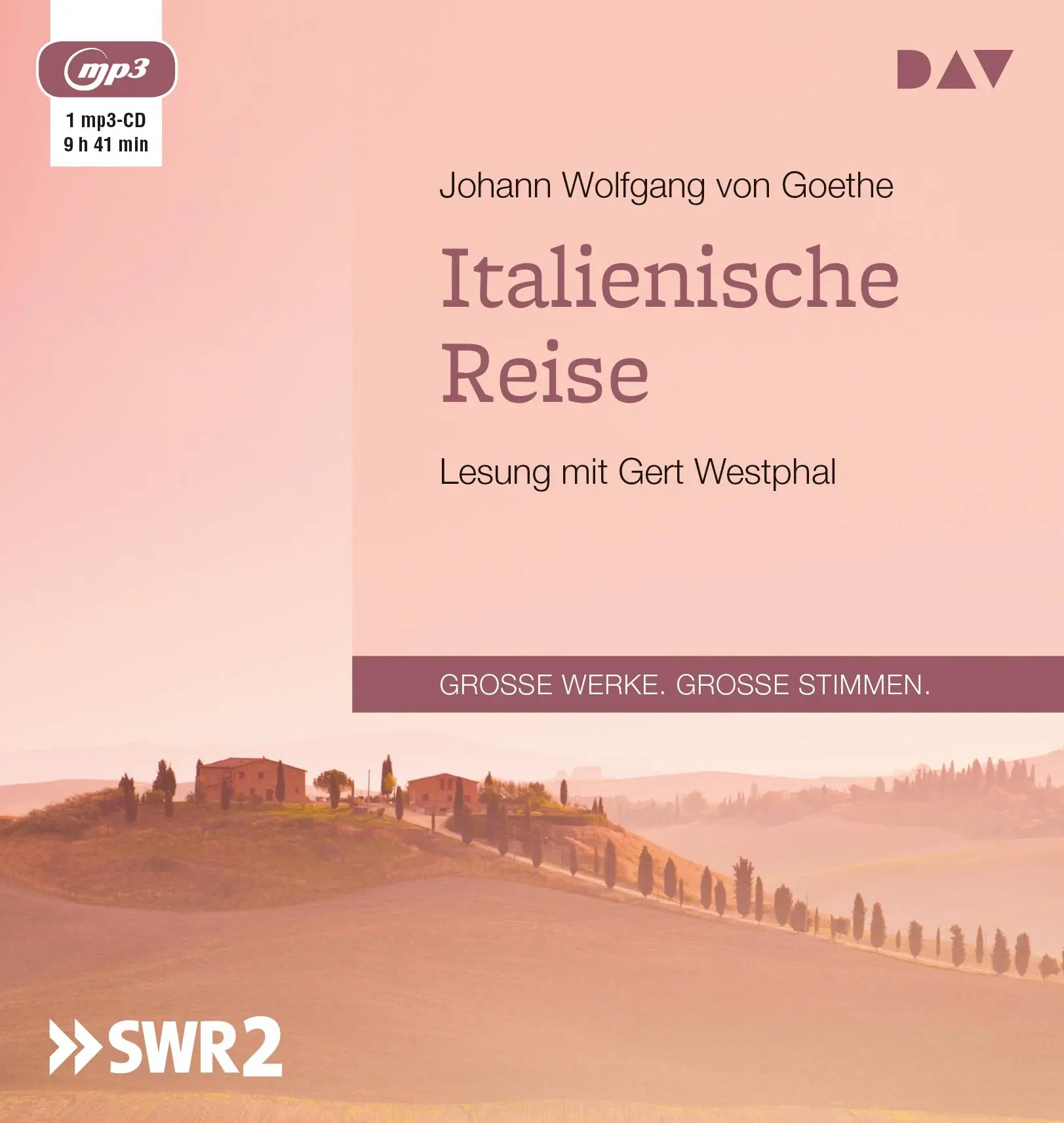 Cover: 9783742400277 | Italienische Reise | Lesung mit Gert Westphal | Goethe | MP3 | 1 CD