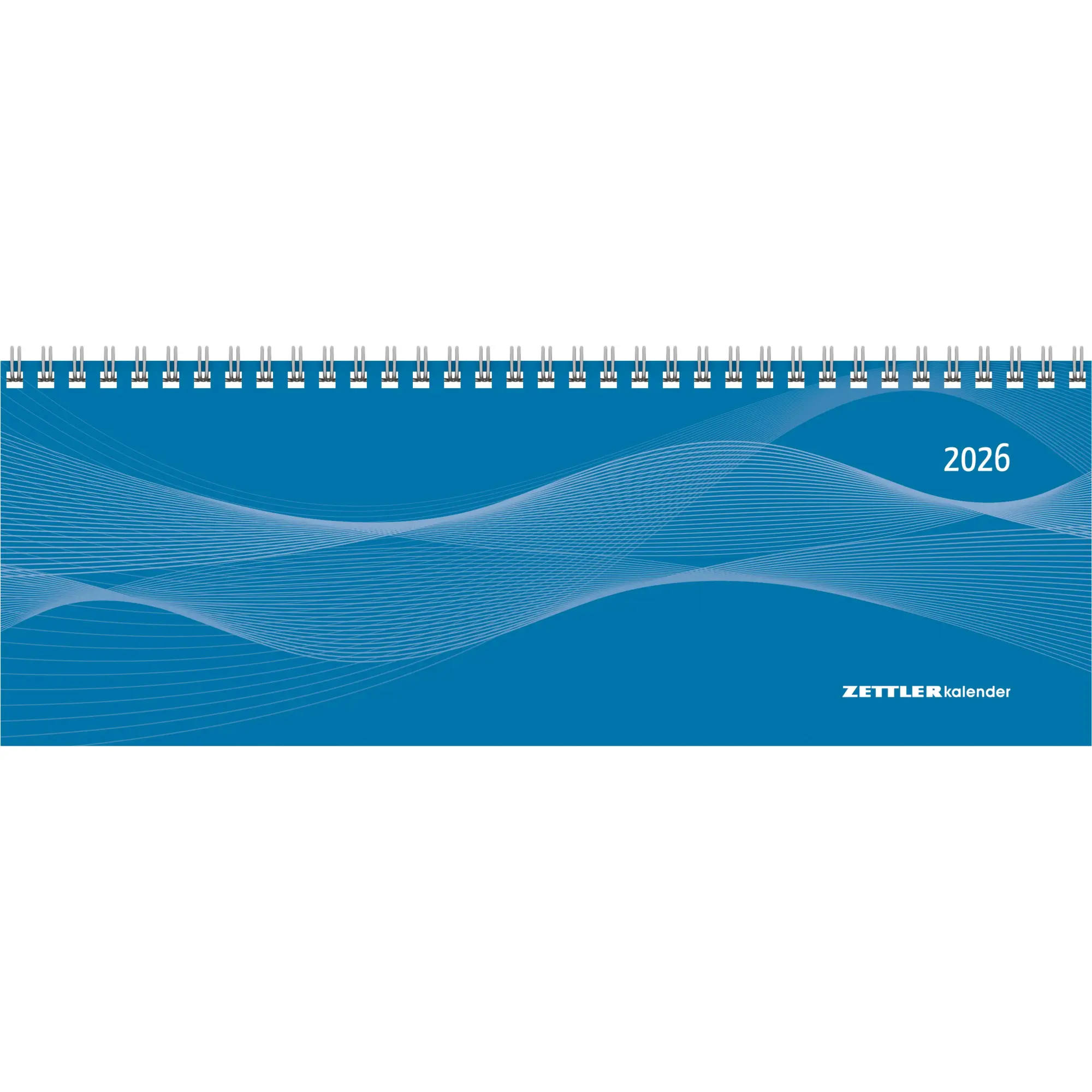 Cover: 4069095000377 | Tisch-Querkalender Profi blau 2026 - Büro-Planer 29,7x10,5 cm -...