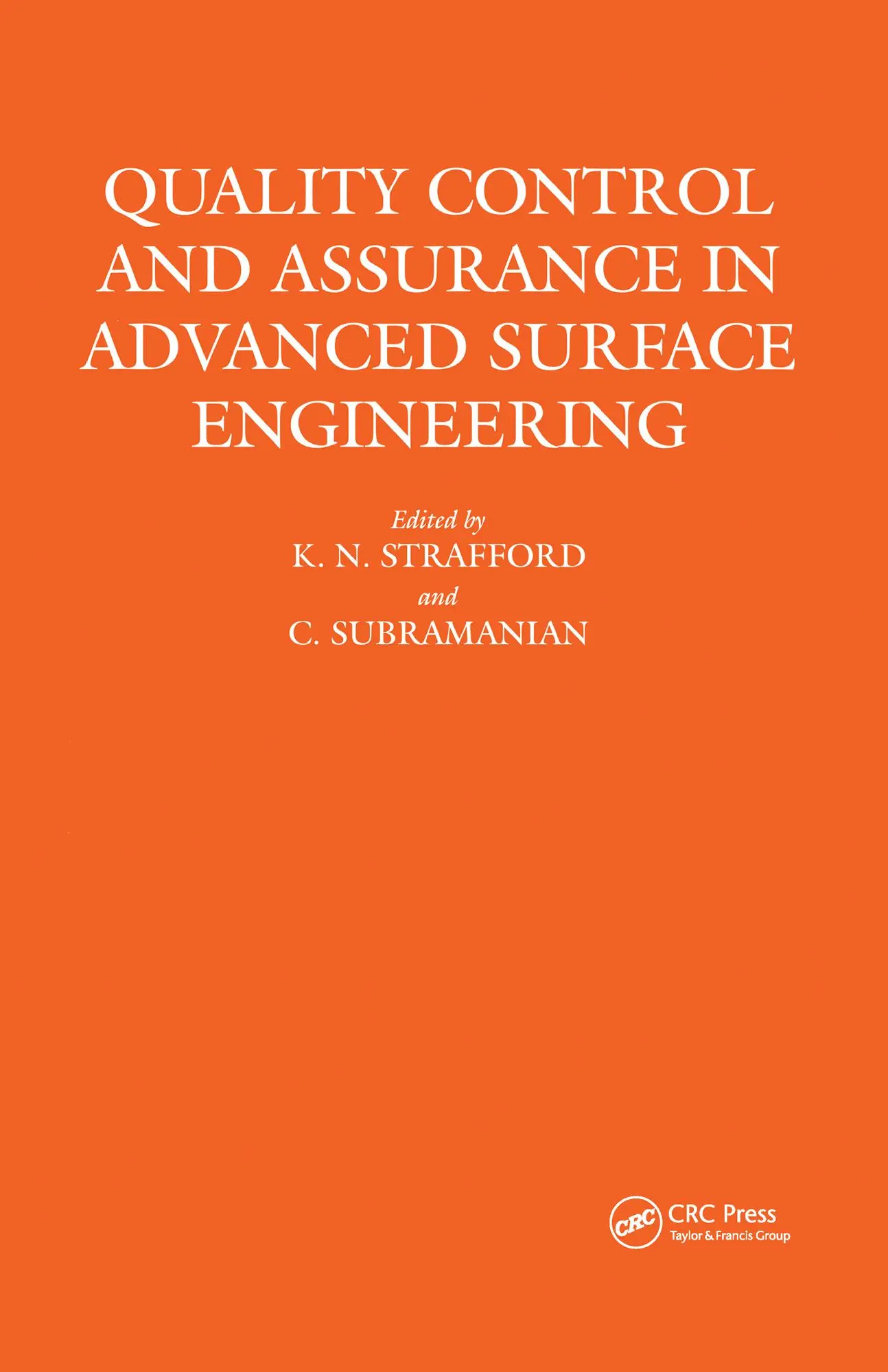 Cover: 9781861250377 | Quality Control and Assurance in Advanced Surface Engineering | Buch