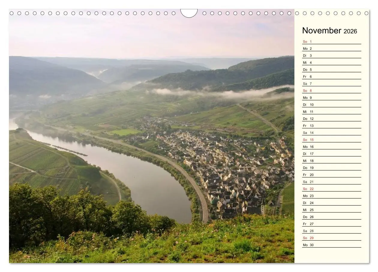 Bild: 9783457990377 | Entlang der Mosel (Wandkalender 2026 DIN A3 quer), CALVENDO...